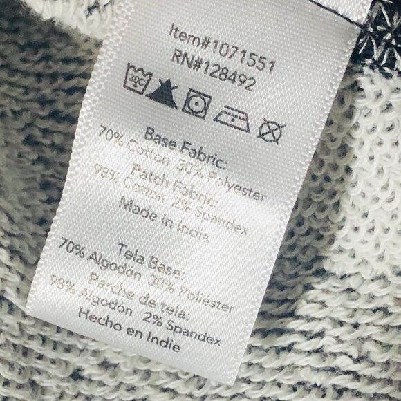 Jachs new york long sleeve sweatshirt  gray black cotton blend xxl READ - Picture 10 of 12